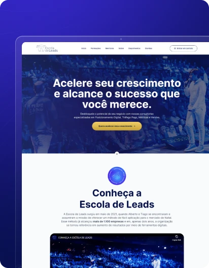 Projeto Escola de Leads desenvolvido pela Orbyk