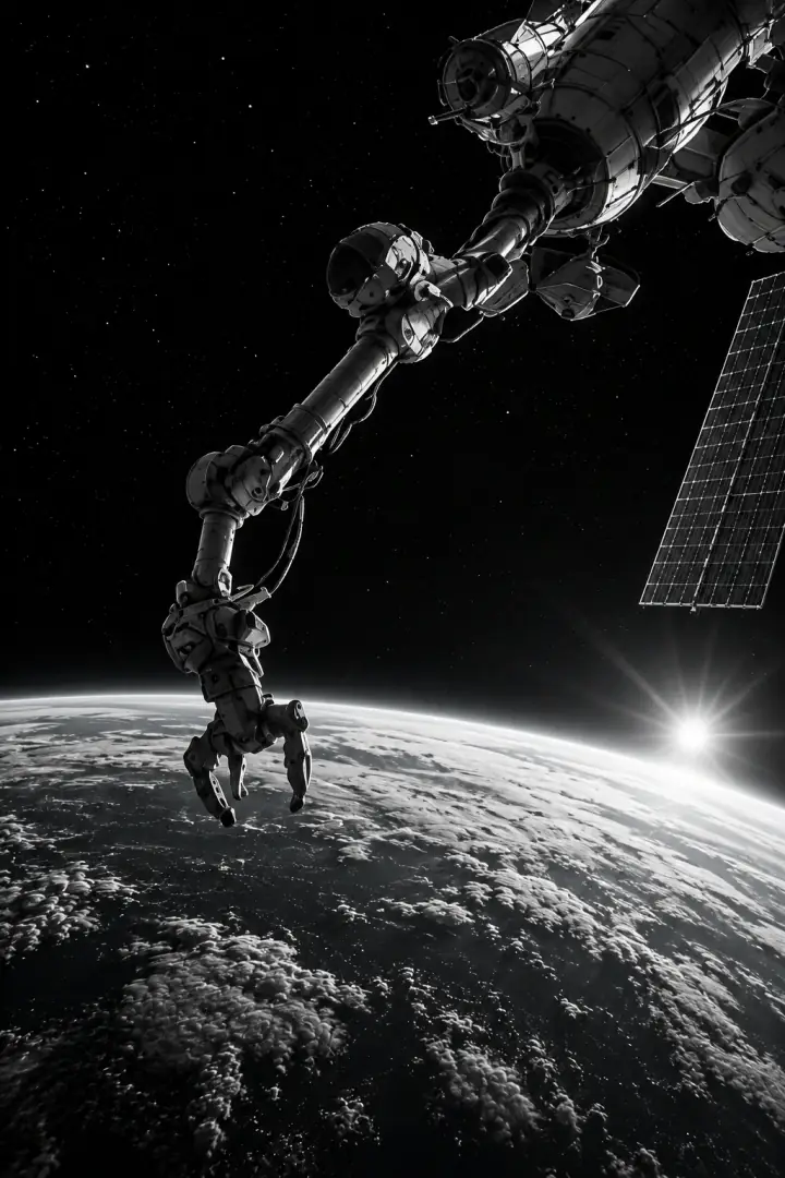 Composição espacial representando o serviço IA e automação